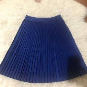American Apparel Royal Blue Pleated Skirt